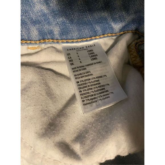 American Eagle Super Hi-Rise Jegging Crop size 4 - Picture 9 of 10